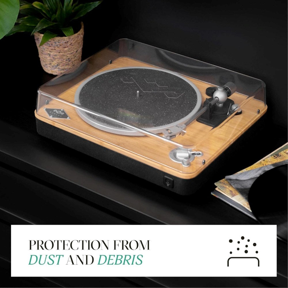 House of Marley Stir It Up Turntable Dust Cover - Transparent