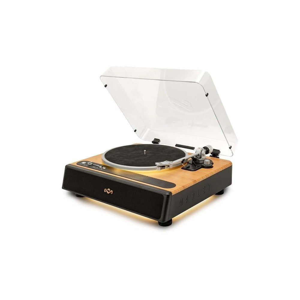House of Marley Soul Rebel Turntable - Black / Light Bamboo