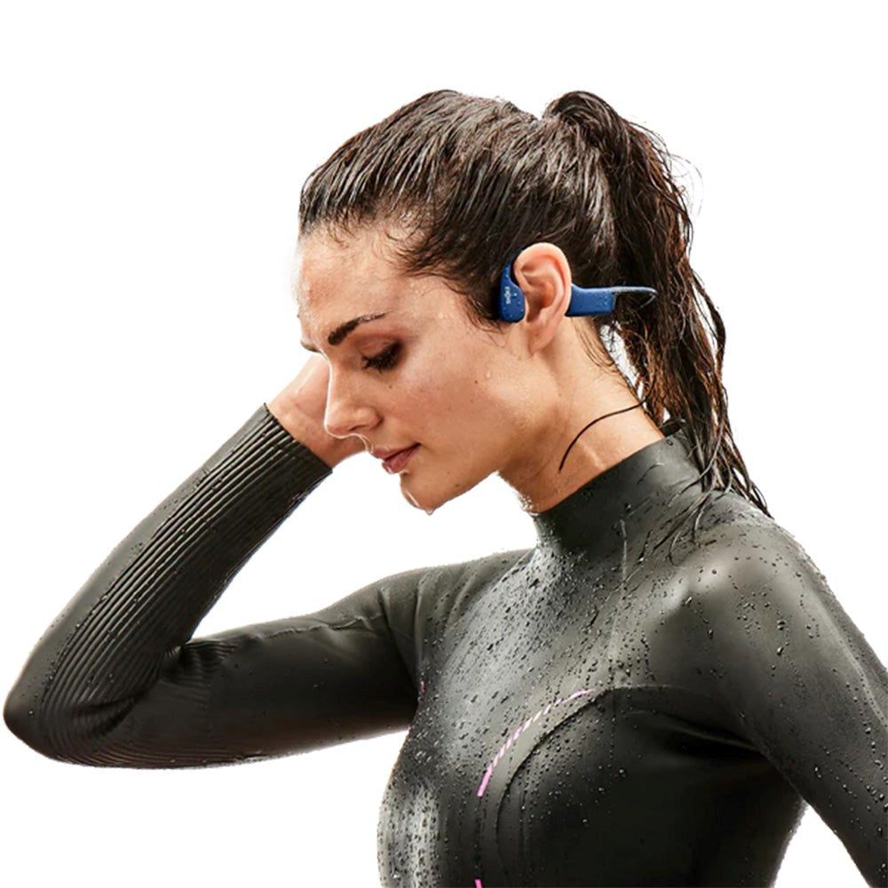 Shokz OpenSwim - Wireless Swimming Headphones - Blue