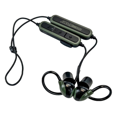 ISOtunes PRO Advance 2.0 Noise-Cancelling Hearing Protection with Bluetooth - Black / Green