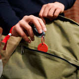 Chipolo POP Bluetooth GPS Tracker - Compatible with Apple Find My & Google's Find My Device - Red
