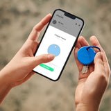 Chipolo POP Bluetooth GPS Tracker - Compatible with Apple Find My & Google's Find My Device - Blue