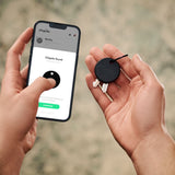 Chipolo POP Bluetooth GPS Tracker - Compatible with Apple Find My & Google's Find My Device - 4 Pcs. - Black