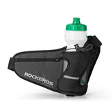 Running Belt with Drinking Bottle Holder - Black