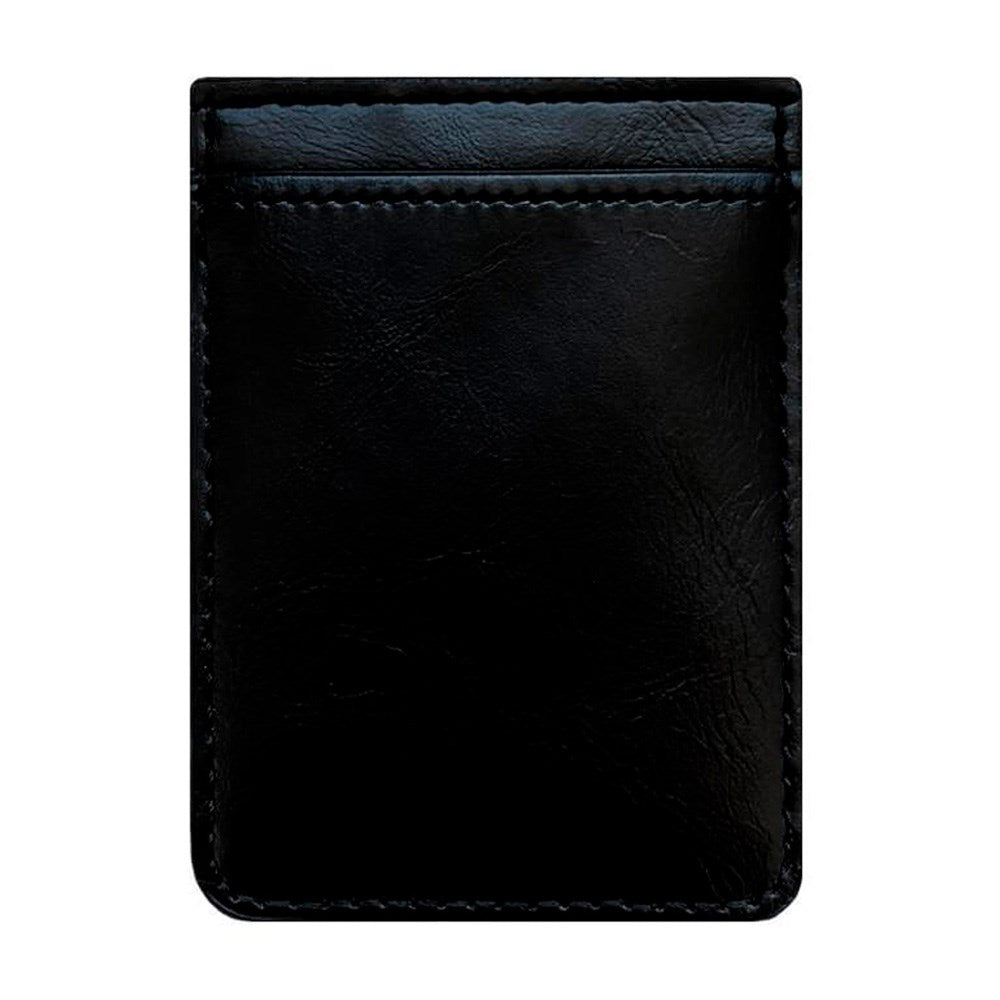 iDecoz Faux Leather Card Pocket for Mobile - Black