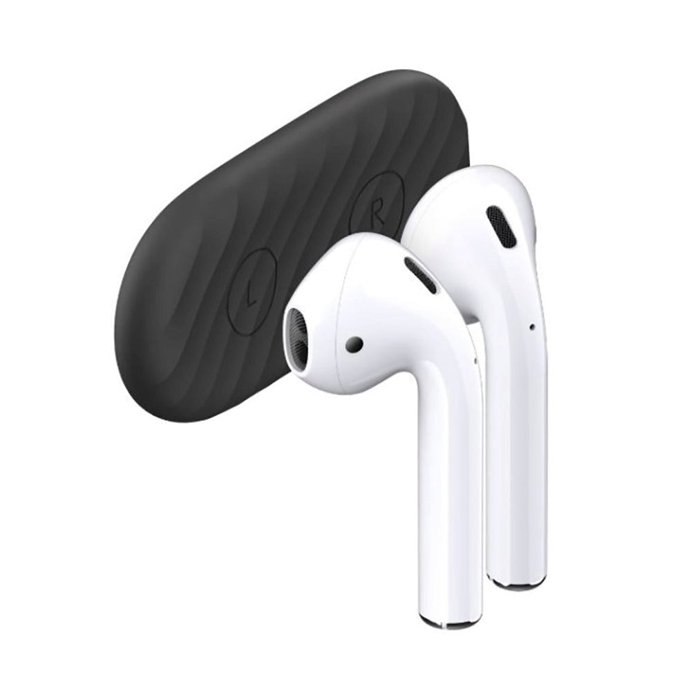 KeyBudz AirDockz Magnetic Holder for Airpods 2 pcs. - Black