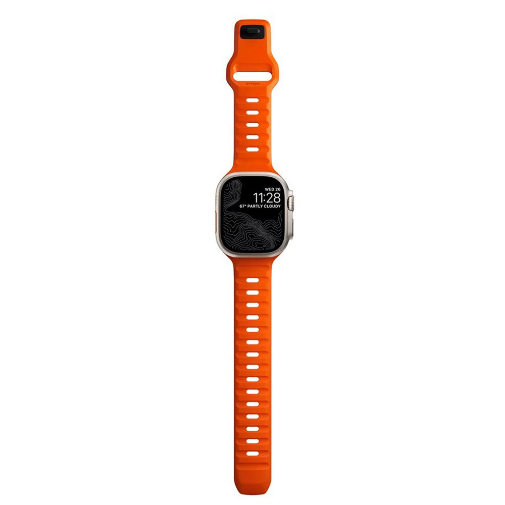 Nomad Apple Watch (42/44/SE/45/46/49mm) Sport Band Strap - Ultra Orange