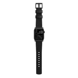 Nomad Apple Watch (42/44/SE/45/46/49mm) Modern Horween Band Strap - Black / Black Hardware