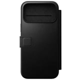 iPhone 18 Pro Max Nomad Modern Leather Folio Case - MagSafe Compatible - Black