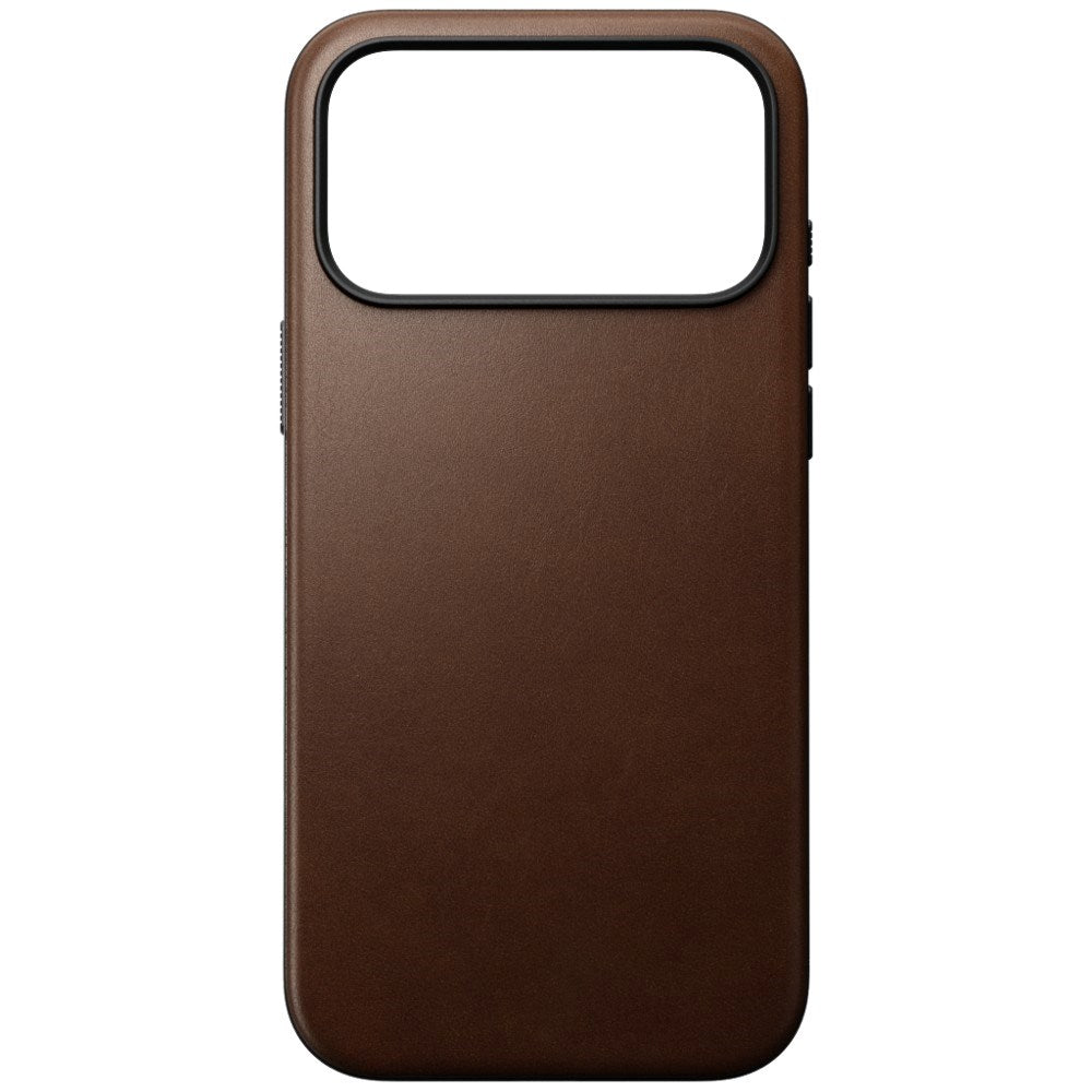 iPhone 18 Pro Nomad Modern Leather Case - MagSafe Compatible - Brown