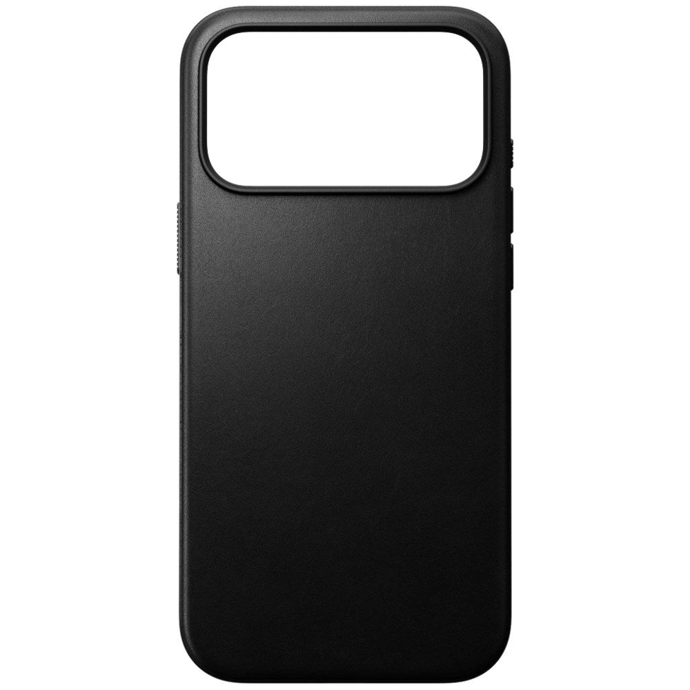 iPhone 18 Pro Max Nomad Modern Leather Case - MagSafe Compatible - Black