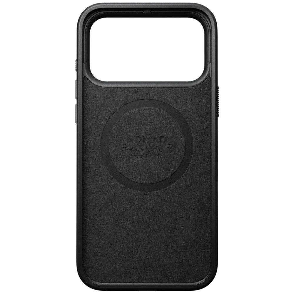 iPhone 18 Pro Nomad Modern Horween Leather Case - MagSafe Compatible - Black
