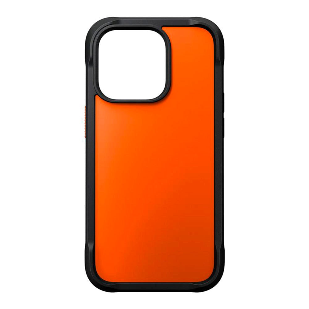 iPhone 14 Pro Nomad Rugged Case - MagSafe Compatible - Orange / Black