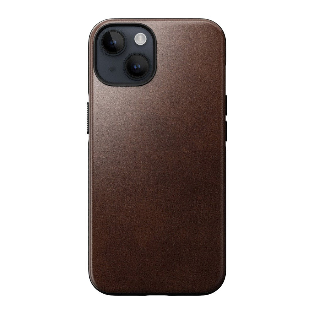 iPhone 14 Modern Nomad Horween Leather Case - MagSafe Compatible - Brown