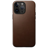 iPhone 14 Pro Max Nomad Modern Leather Case - MagSafe Compatible - Brown