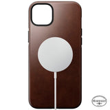 iPhone 14 Plus Modern Nomad Horween Leather Case - MagSafe Compatible - Brown