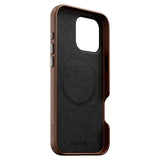 iPhone 16 Nomad Pro Max Traditional Leather Case - MagSafe Compatible - Brown