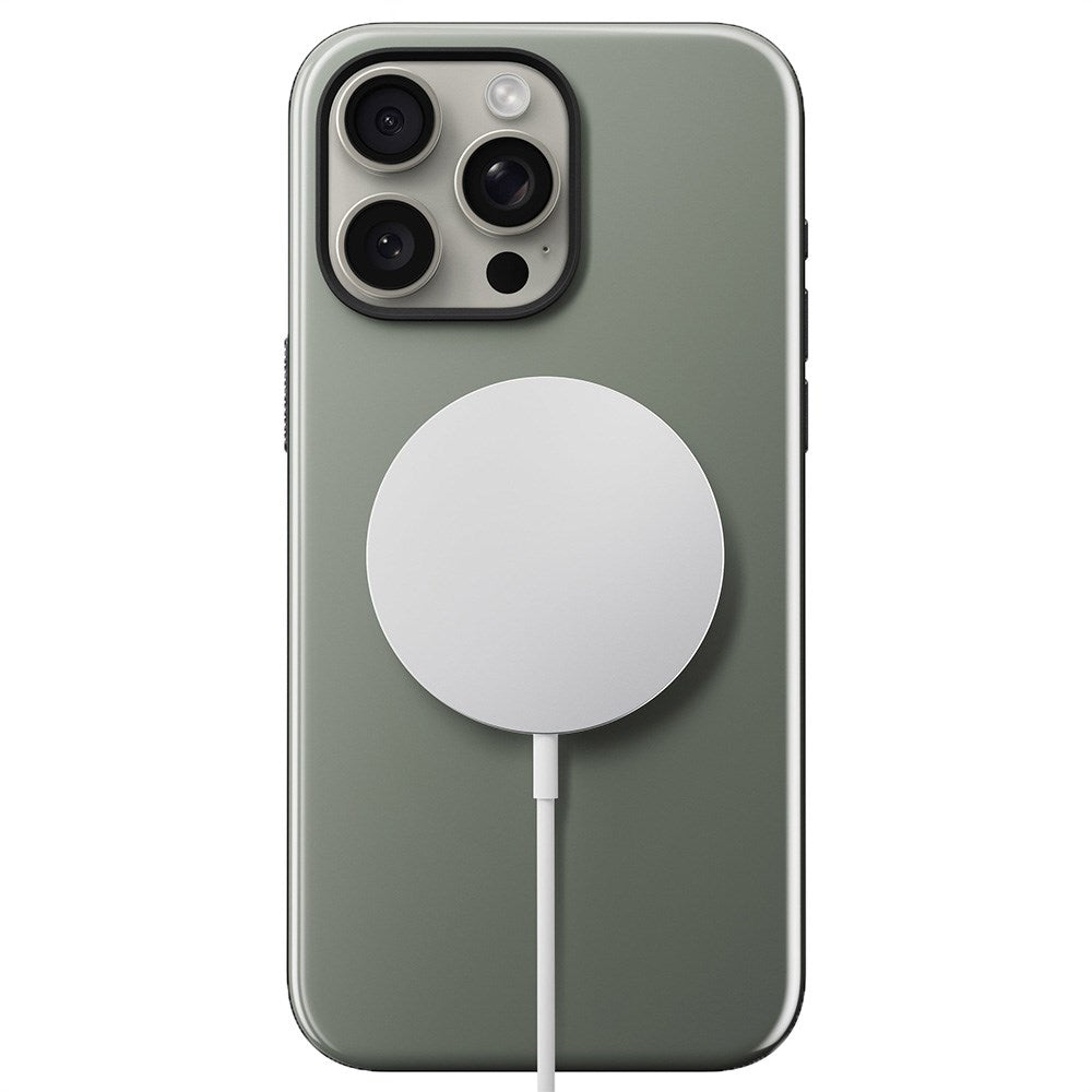 iPhone 15 Pro Max Nomad Sport Case - MagSafe Compatible - Moss Green