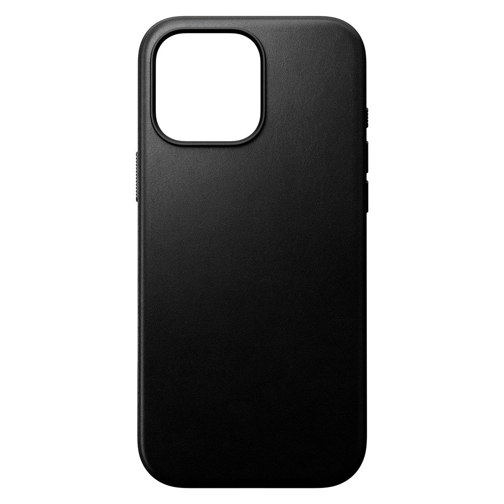 iPhone 16 Pro Max Nomad Modern Leather Case - MagSafe Compatible - Black