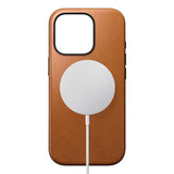 iPhone 16 Pro Nomad Modern Leather Case - MagSafe Compatible - Tan