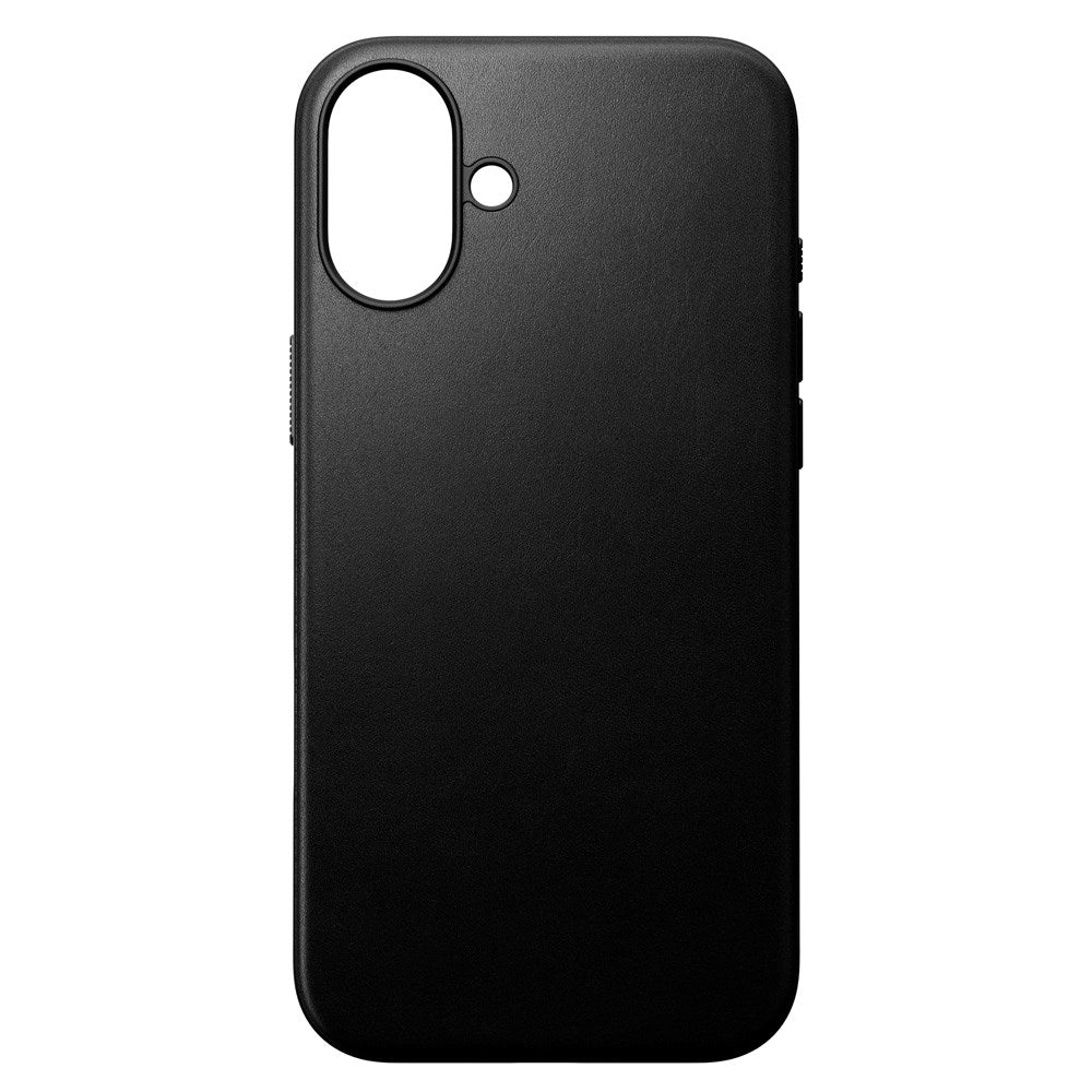 iPhone 16 Plus Nomad Modern Leather Case - MagSafe Compatible - Black