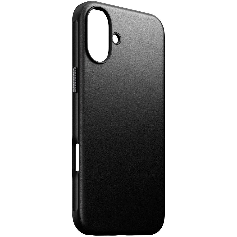 iPhone 16 Plus Nomad Modern Leather Case - MagSafe Compatible - Black