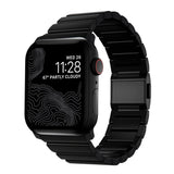 Nomad Apple Watch (42/44/SE/45/46/49mm) Titanium Band Strap - Black