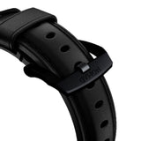 Nomad Apple Watch (38/40/SE/41/42mm) Traditional Horween Band Strap - Black  / Black Hardware