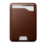 Nomad Ecco Leather Mag Wallet with Apple Find My - MagSafe Compatible - Brown