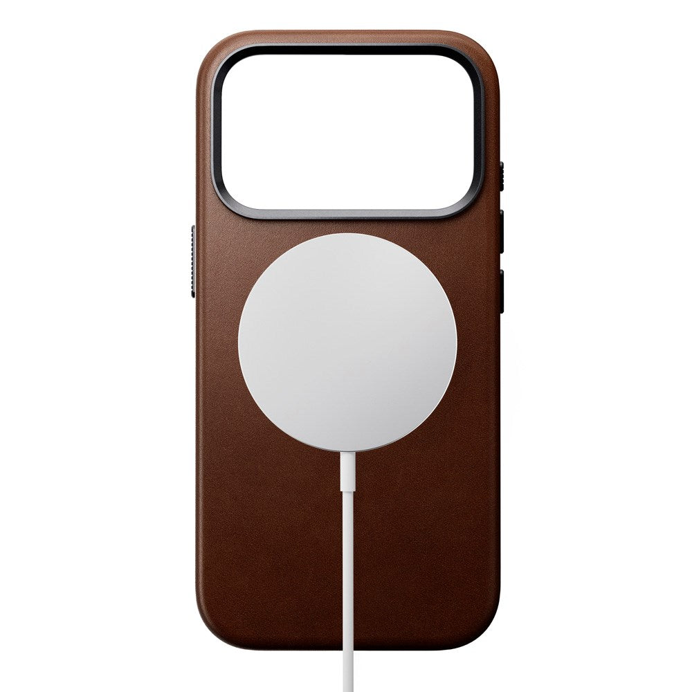 Nomad iPhone 17 Pro Traditional Leather Case - MagSafe Compatible - Brown