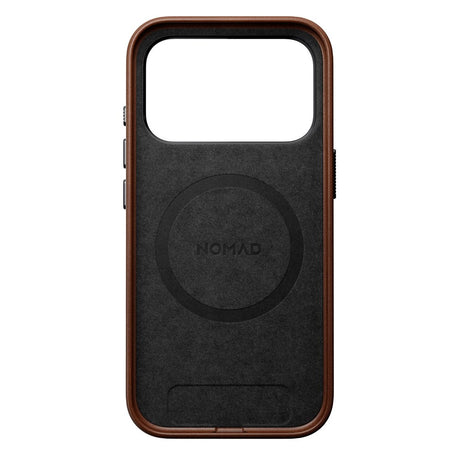 Nomad iPhone 17 Pro Traditional Leather Case - MagSafe Compatible - Brown