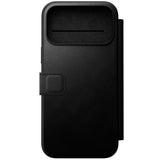 Nomad iPhone 17 Pro Max Modern Leather Folio Case - MagSafe Compatible - Black