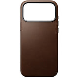 iPhone 18 Pro Nomad Traditional Leather Case - MagSafe Compatible - Brown