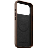 iPhone 18 Pro Max Nomad Traditional Leather Case - MagSafe Compatible - Brown