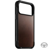 iPhone 18 Pro Max Nomad Rugged Horween Leather Case - MagSafe Compatible - Rustic Brown