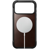 iPhone 18 Pro Max Nomad Rugged Horween Leather Case - MagSafe Compatible - Rustic Brown
