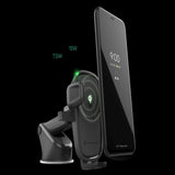 iOttie Easy-One-Touch Qi Car Mount with Wireless Charging – Dashboard / Windshield – Black