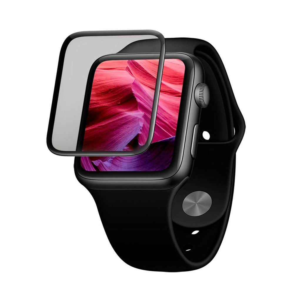 Fixed Apple Watch (42mm) Tempered Glass Screen Protector - Black Edge