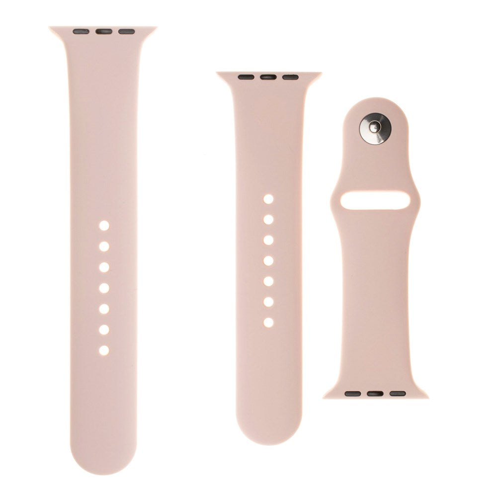 Fixed Apple Watch (42 / 44 / 45 / SE / 49mm) Silicone Strap Set - Pink