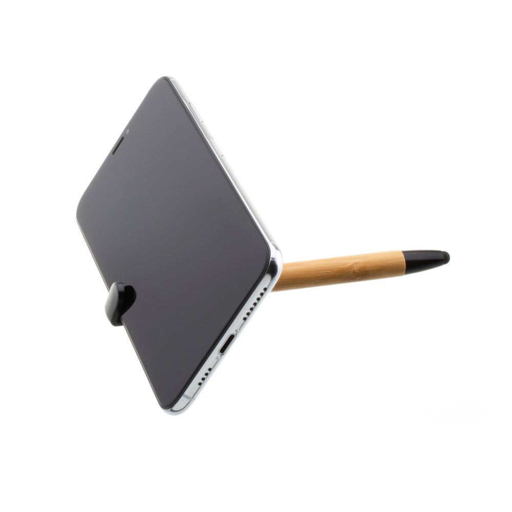 Fixed Classic Stylus Pen with Stand - Bamboo