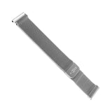 Fixed Universal Smartwatch Mesh Metal Strap (20mm) - Silver