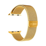 Apple Watch (38 / 40 / SE / 41 / 42mm) Fixed Mesh Metal Strap - Gold