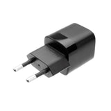 Fixed Mini Wall Charger with 1x USB-C / 1x USB-C Cable 20W - 1m - Black