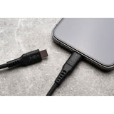 Fixed Liquid USB-C to Lightning Cable 60W - 1.2m - Black