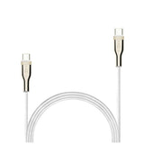 Fixed Metal USB-C to USB-C PD Cable 100W - 2m - White