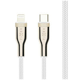 Fixed Metal USB-C to Lightning MFi PD Cable 60W - 1.2m - White