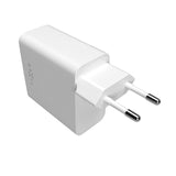 Fixed 65W PD USB-C Fast Wall Charger - White