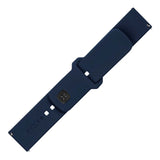 Fixed Universal Smartwatch Sporty Silicone Strap (20mm) - Blue