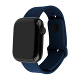 Fixed Apple Watch (42/44/SE/45/46/49mm) Sporty Silicone Strap Set - Blue