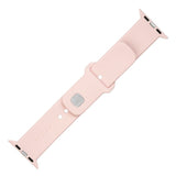 Fixed Apple Watch (42/44/SE/45/46/49mm) Sporty Silicone Strap Set - Pink